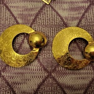 Golden earrings VINTAGE SHINED READY post backs